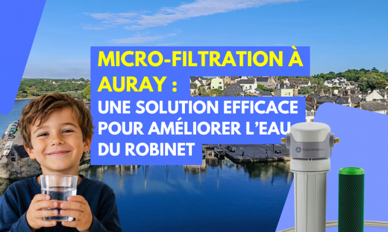 Micro-filtration &agrave; Auray : une solution efficace pour am&eacute;liorer l&rsquo;eau du robinet