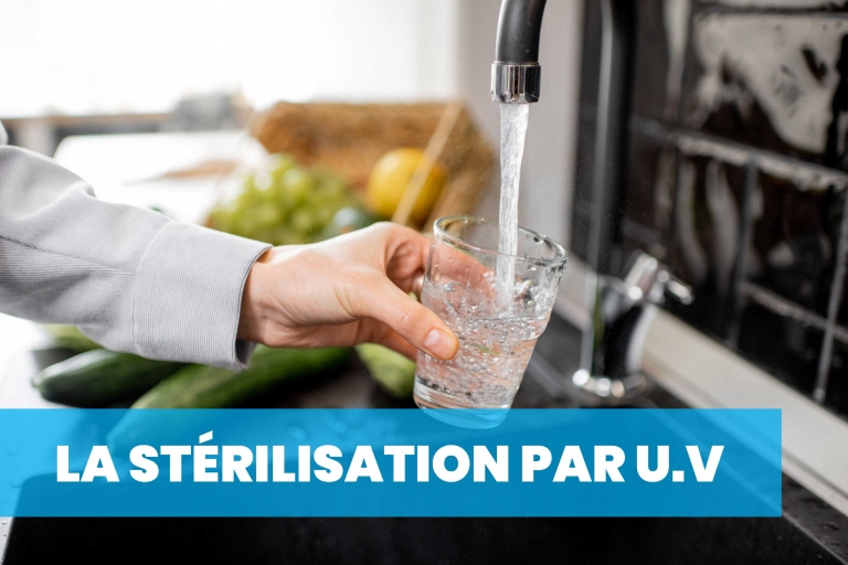 Stérilisateur UV pour stérilisation de l’eau de puits, de pluie, de piscine…